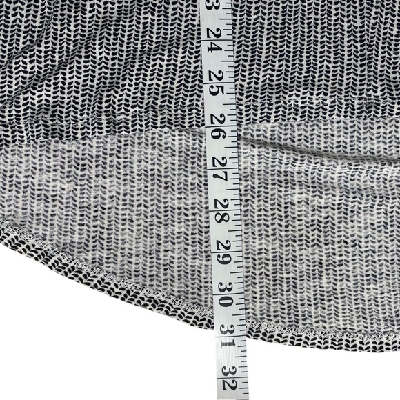 Lucky Brand Black and White Pleated Tank Top - Picture 8 of 10